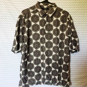 Axis Men’s Kaleidoscope Silk Button Down